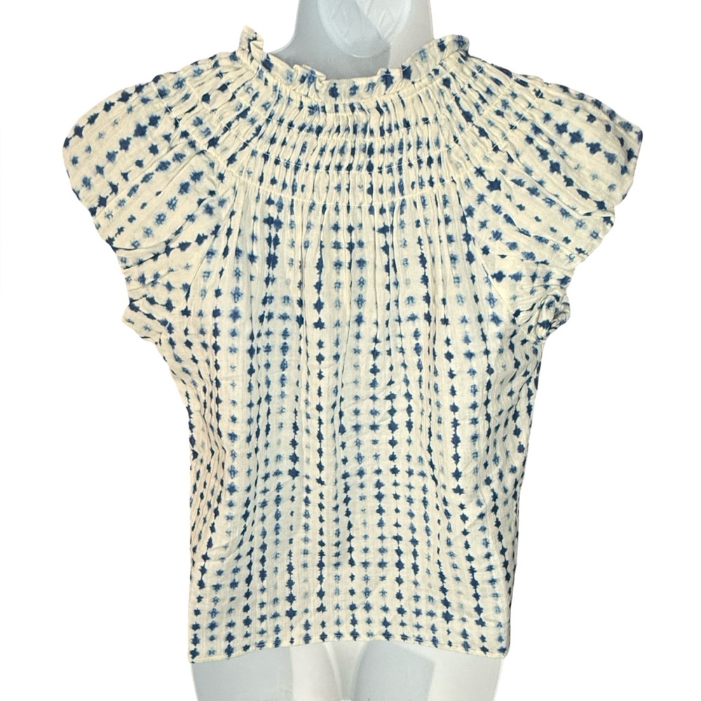 Universal Thread - Women’s Smocked Puff Sleeve Blouse - Picture 5 of 9